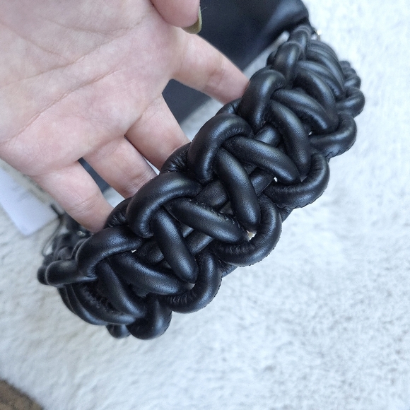 Kara SSENSE Lambskin Exclusive Cobra Braided Shoulder Bag - Picture 5 of 10